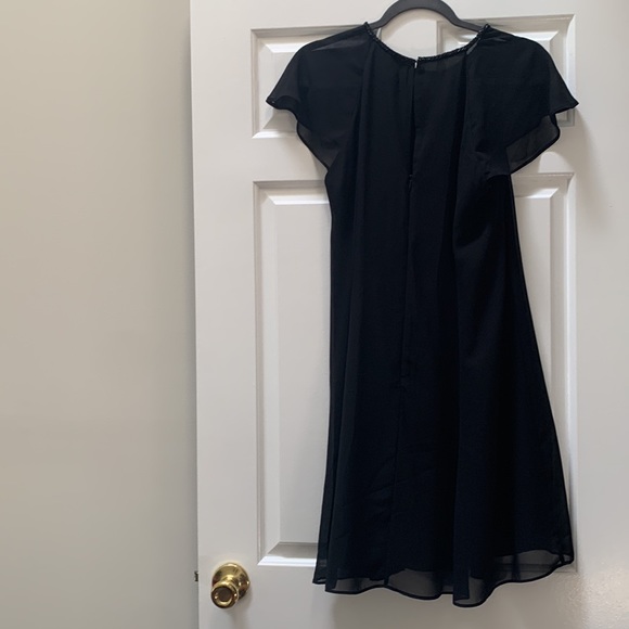 Black Dress with Beaded Neckline - Picture 2 of 4